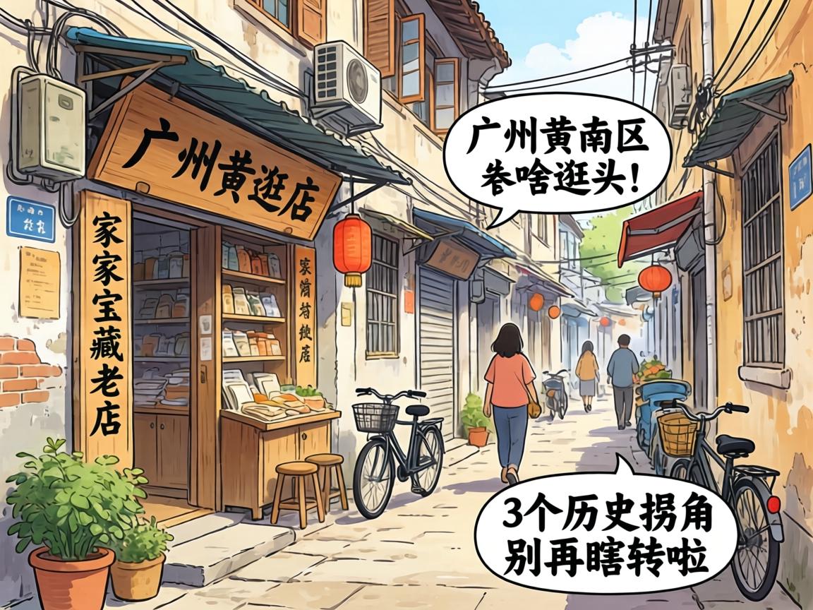 广州黄埔区小巷子有啥逛头？5家宝藏老店、3个历史拐角，别再瞎转啦！