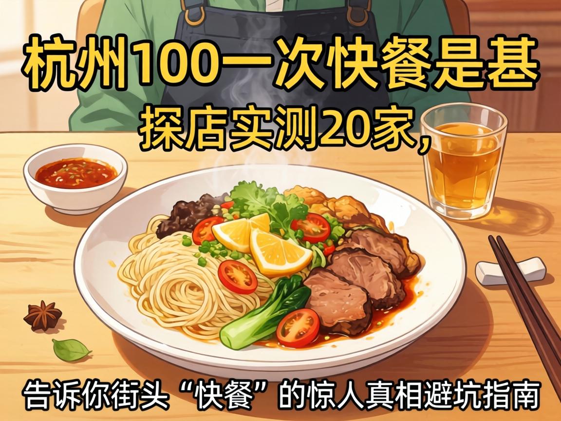 杭州100一次快餐是甚意思？探店实测20家，告诉你街头“快餐”的惊人真相与避坑指南