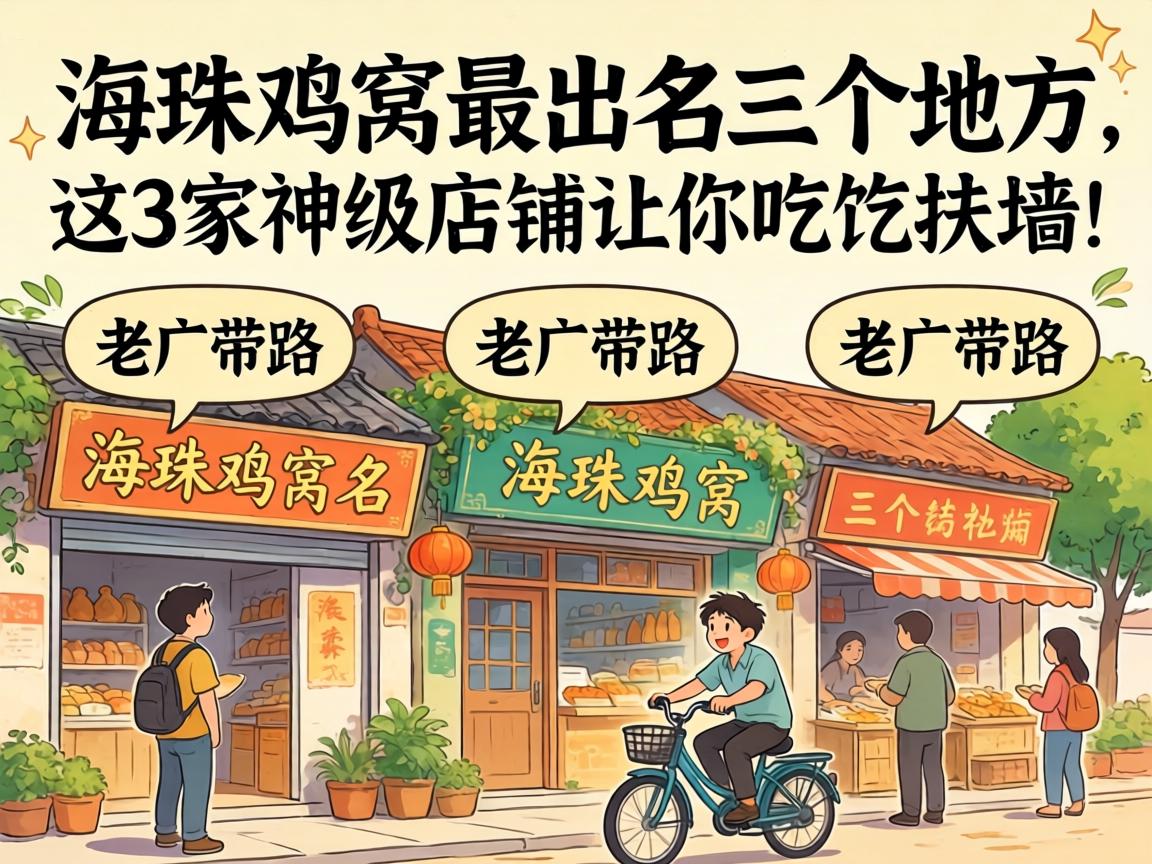 海珠鸡窝最出名三个地方?老广带路,这3家神级店铺让你吃到扶墙!