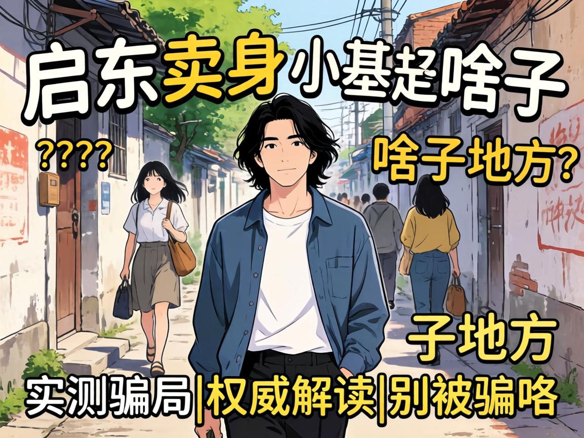 启东卖身小巷是啥子地方?实测骗局|权威解读|别被骗咯