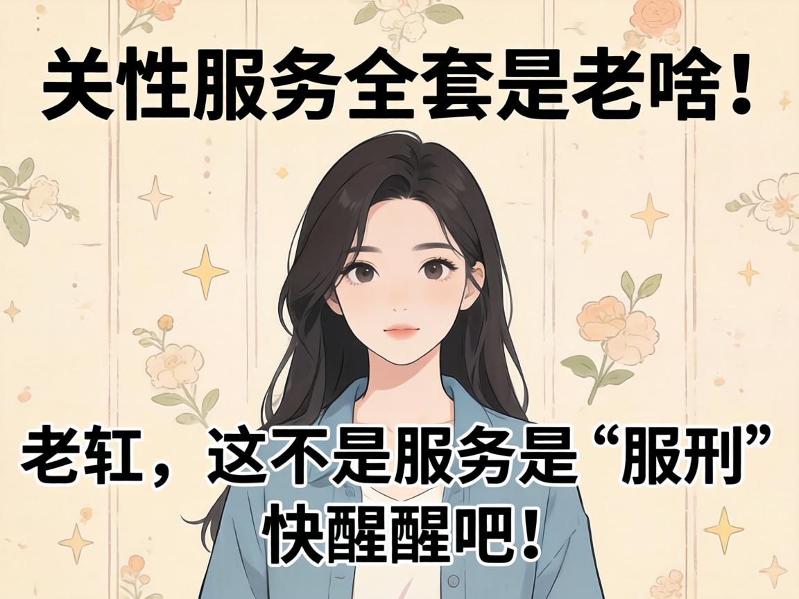 性服务的全套是啥？老铁，这可不是服务是“服刑”！快醒醒吧！