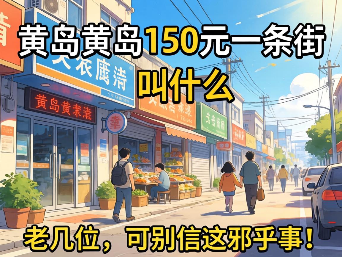 黄岛黄岛150元一条街叫什么？老几位，可别信这邪乎事！