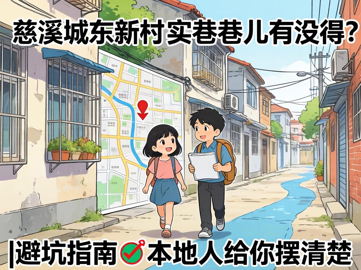慈溪城东新村 巷巷儿有没得？实拍地图|避坑指南?本地人给你摆清楚