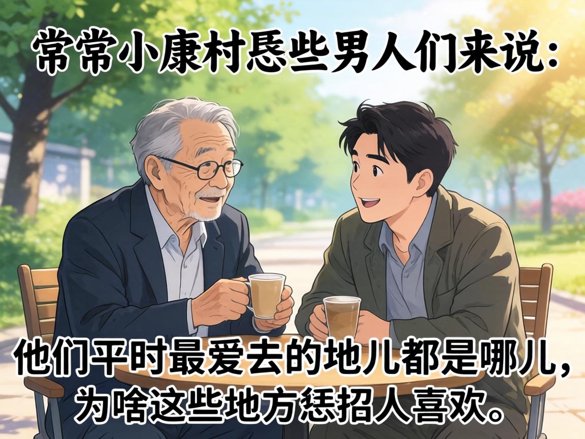 对于常熟小康村恁些男人们来说，他们平时最爱去的地儿都是哪儿，为啥这些地方恁招人喜欢？
