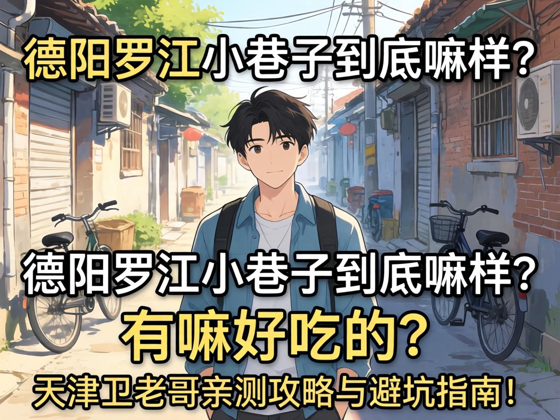 德阳罗江小巷子到底嘛样？有嘛好吃的？天津卫老哥亲测攻略与避坑指南！
