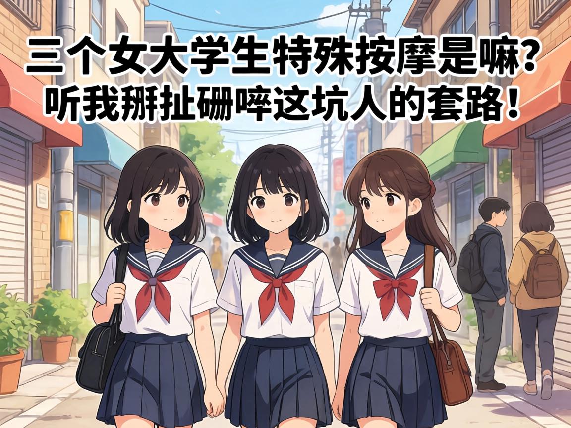 三个女大学生的特殊按摩是嘛？听我掰扯掰扯这坑人的套路！