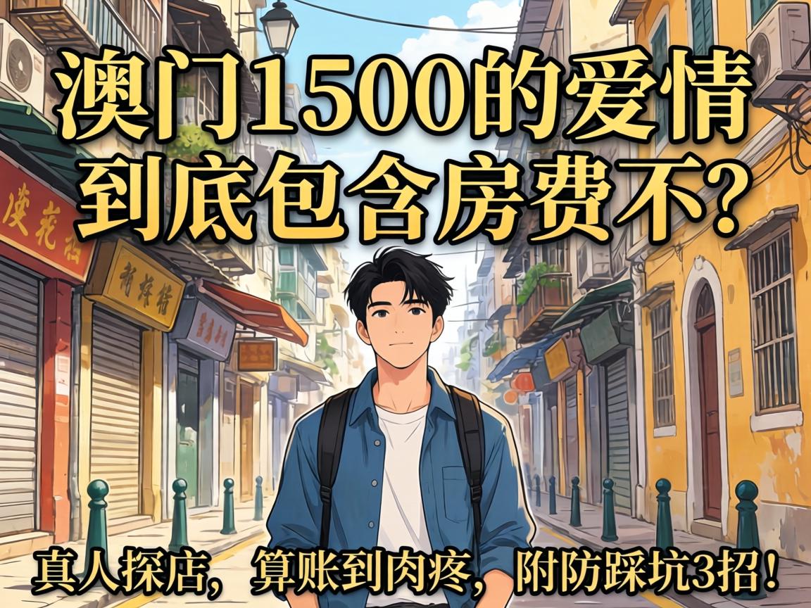 澳门1500的爱情，到底包含房费不？真人探店，算账到肉疼，附防踩坑3招！