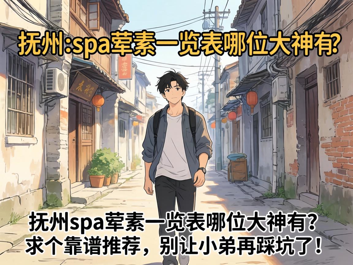 抚州spa荤素一览表哪位大神有？求个靠谱推荐，别让小弟再踩坑了！