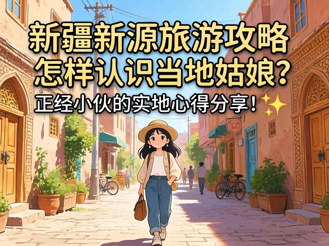 新疆新源旅游攻略：怎样认识当地姑娘？正经小伙的实地心得分享！✨