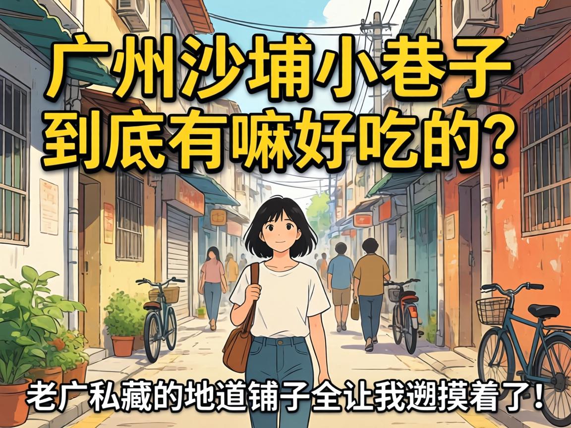 广州沙埔小巷子到底有嘛好吃的？老广私藏的地道铺子全让我踅摸着了！