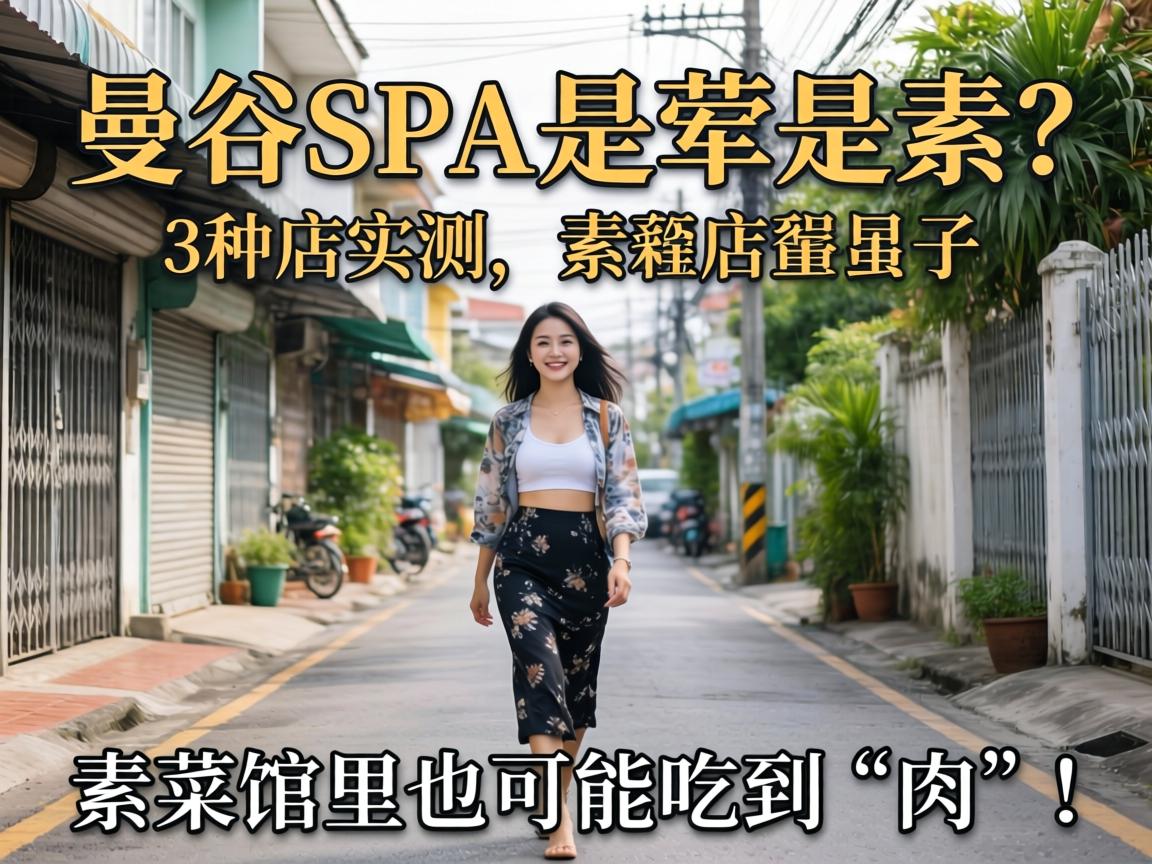 曼谷spa是荤是素？3种店实测，素菜馆里也可能吃到“肉”！