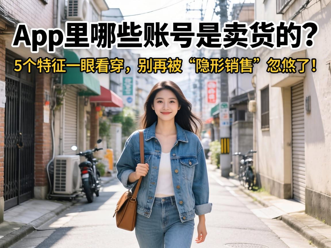 app里哪些账号是卖货的？5个特征一眼看穿，别再被“隐形销售”忽悠了！