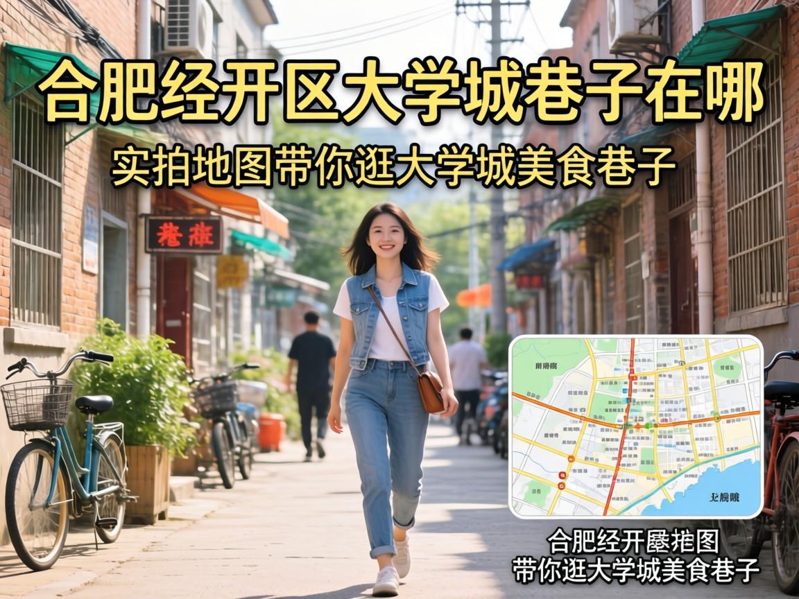 合肥经开区大学城巷子在哪详细位置实拍地图带你逛大学城美食巷子