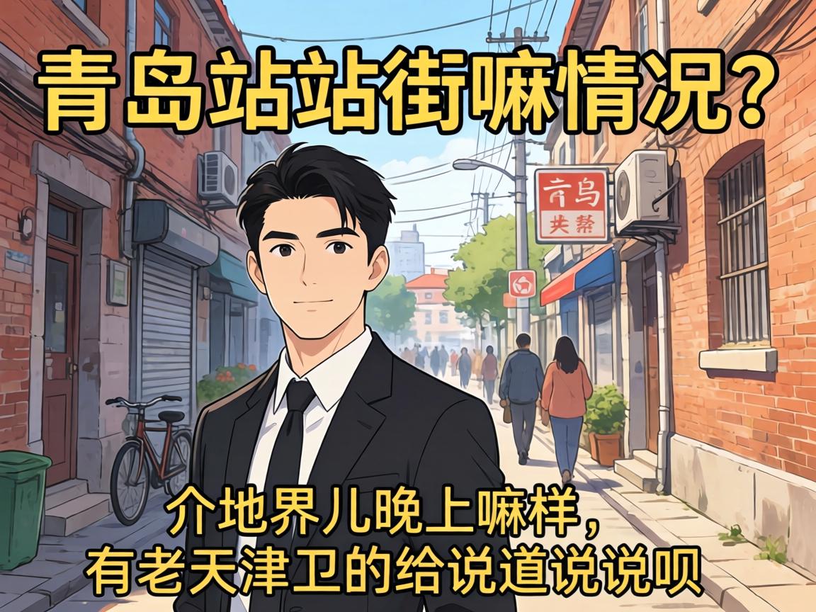 青岛站站街嘛情况？介地界儿晚上嘛样，有老天津卫的给说道说道呗