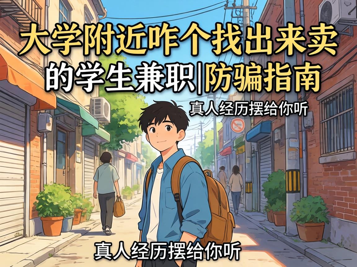 大学附近咋个找出来卖的学生兼职|防骗指南|真人经历摆给你听