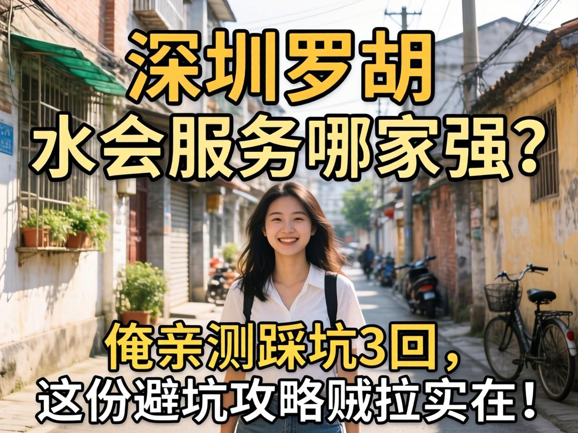 深圳罗湖 水会服务哪家强？俺亲测踩坑3回，这份避坑攻略贼拉实在！