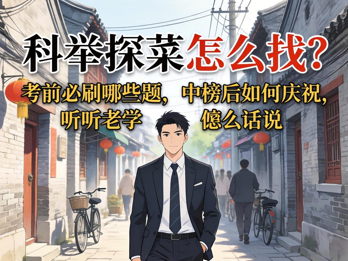 科举探花怎么找？考前必刷哪些题，中榜后如何庆祝，听听老学究怎么说
