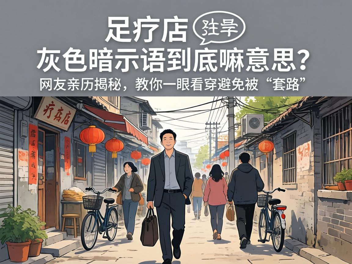 足疗店灰色暗示语到底嘛意思？网友亲历揭秘，教你一眼看穿避免被“套路”