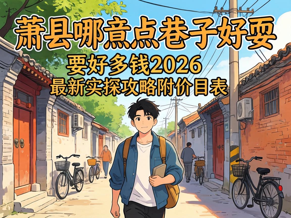 萧县哪点儿巷子好耍要好多钱2026最新实探攻略附价目表