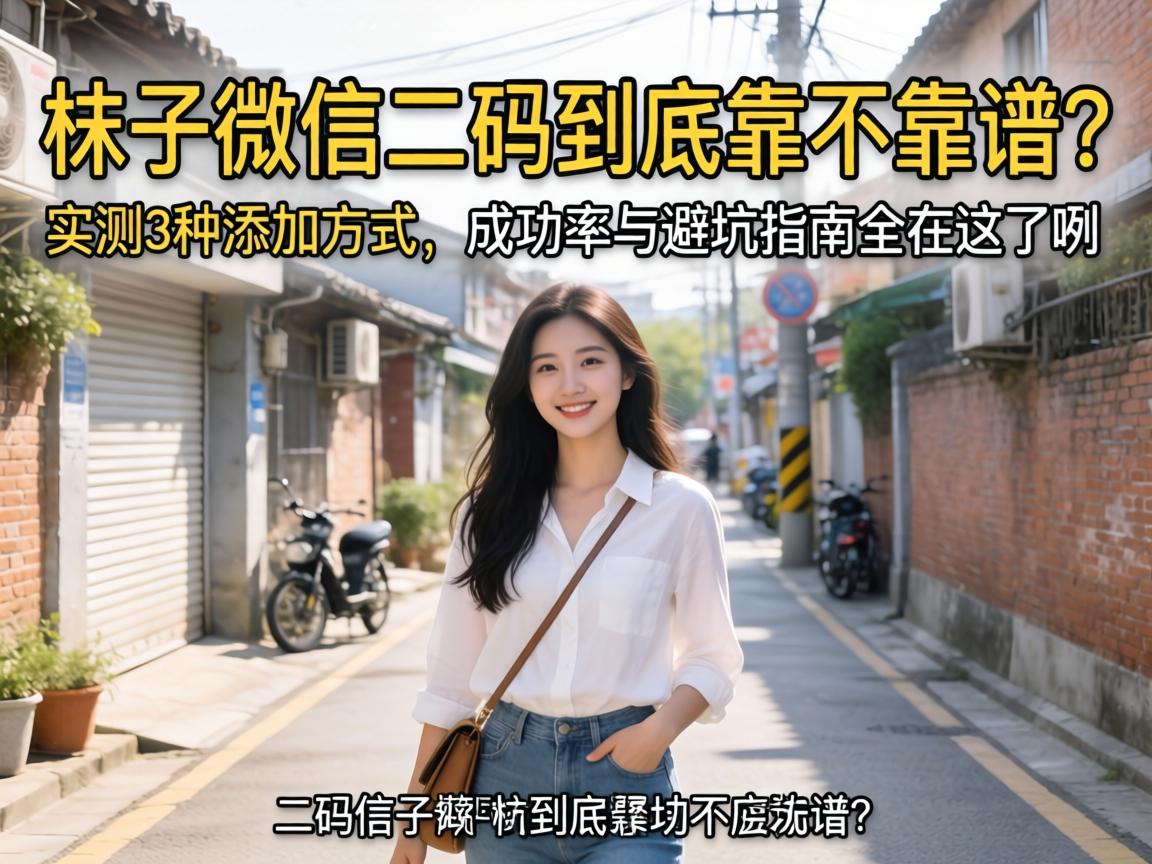 妹子微信二维码到底靠不靠谱？实测3种添加方式，成功率与避坑指南全在这了咧