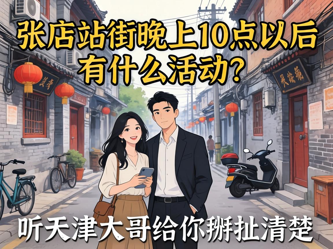 张店站街晚上10点以后有什么活动？听天津大哥给你掰扯清楚