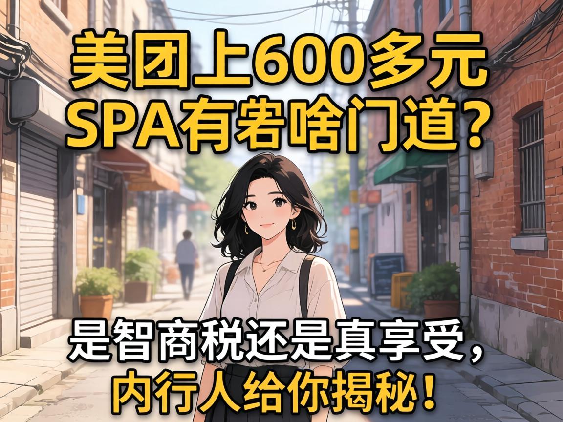 美团上600多元的spa有啥门道？是智商税还是真享受，内行人给你揭秘！
