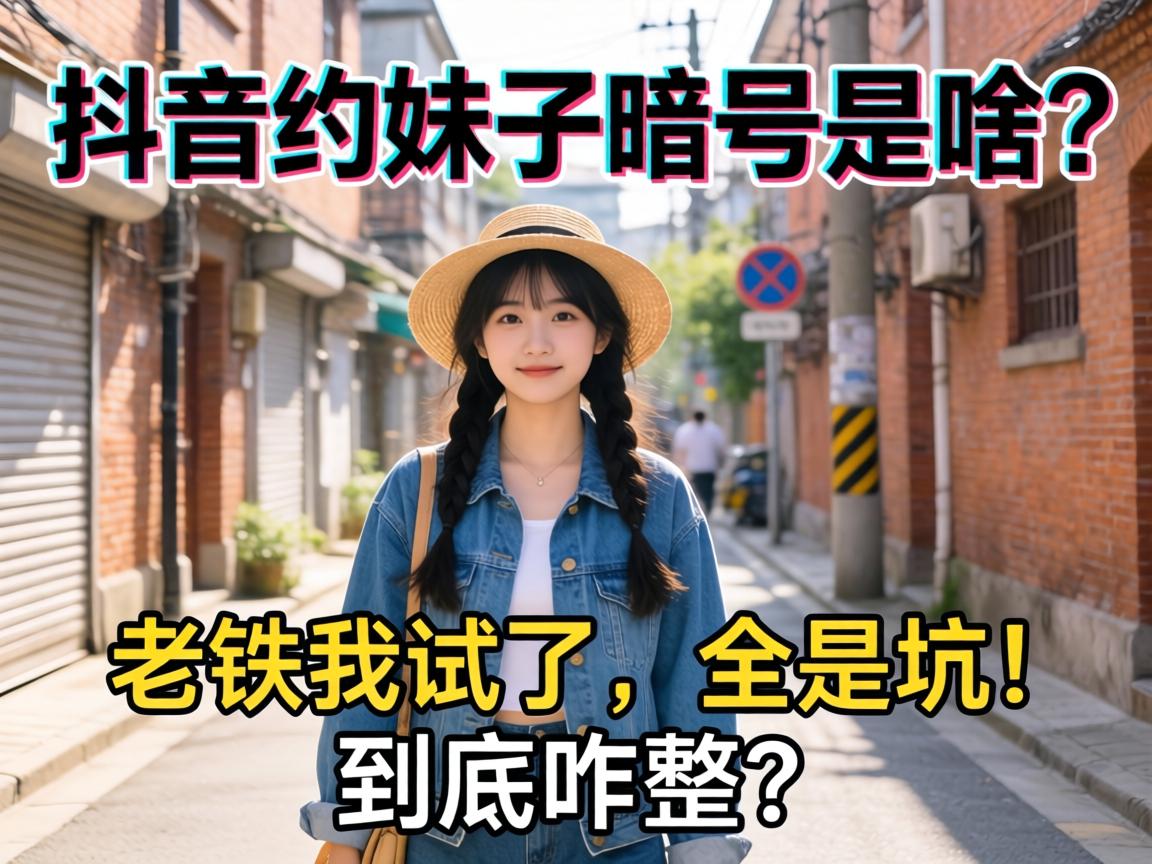 抖音约妹子暗号是啥？老铁我试了，全是坑！到底咋整？